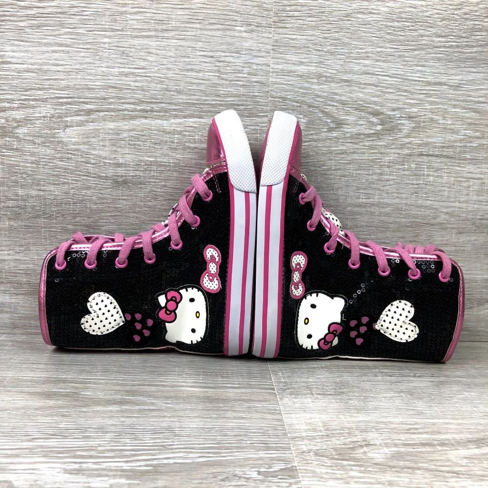 Girls Sanrio Hello Kitty Hi-Tops - Size 10M - Picture 2 of 8